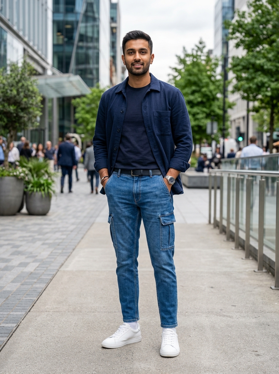 Men Denim Cargo collection at Riziz Apparels