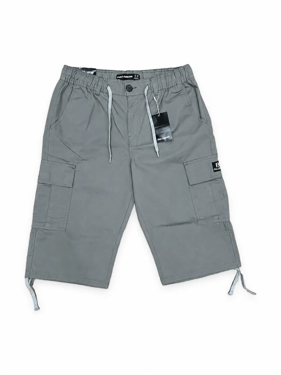Pull&Bear cargo shorts — Ash Gray