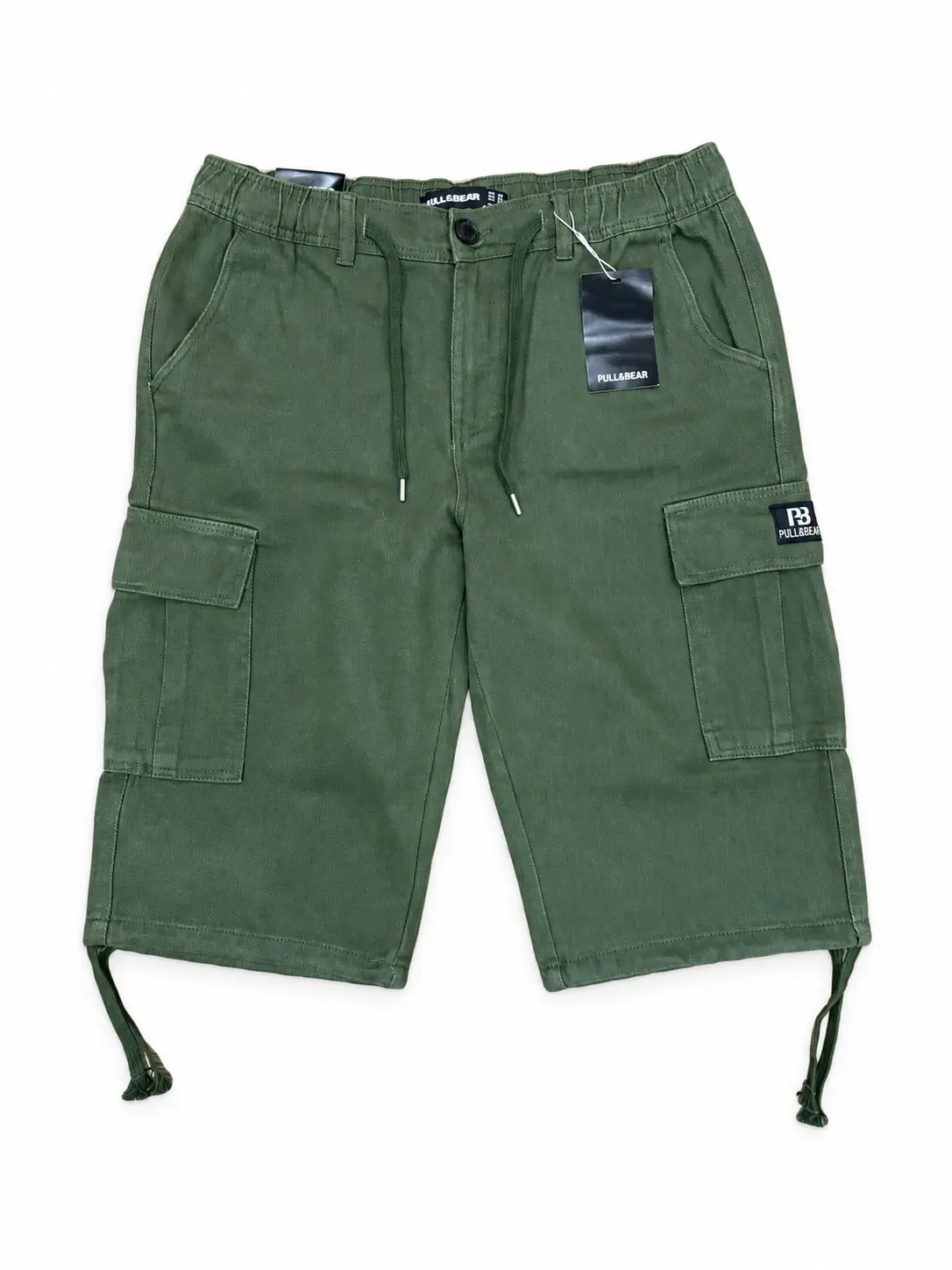 Pull&Bear cargo shorts — Olive Green
