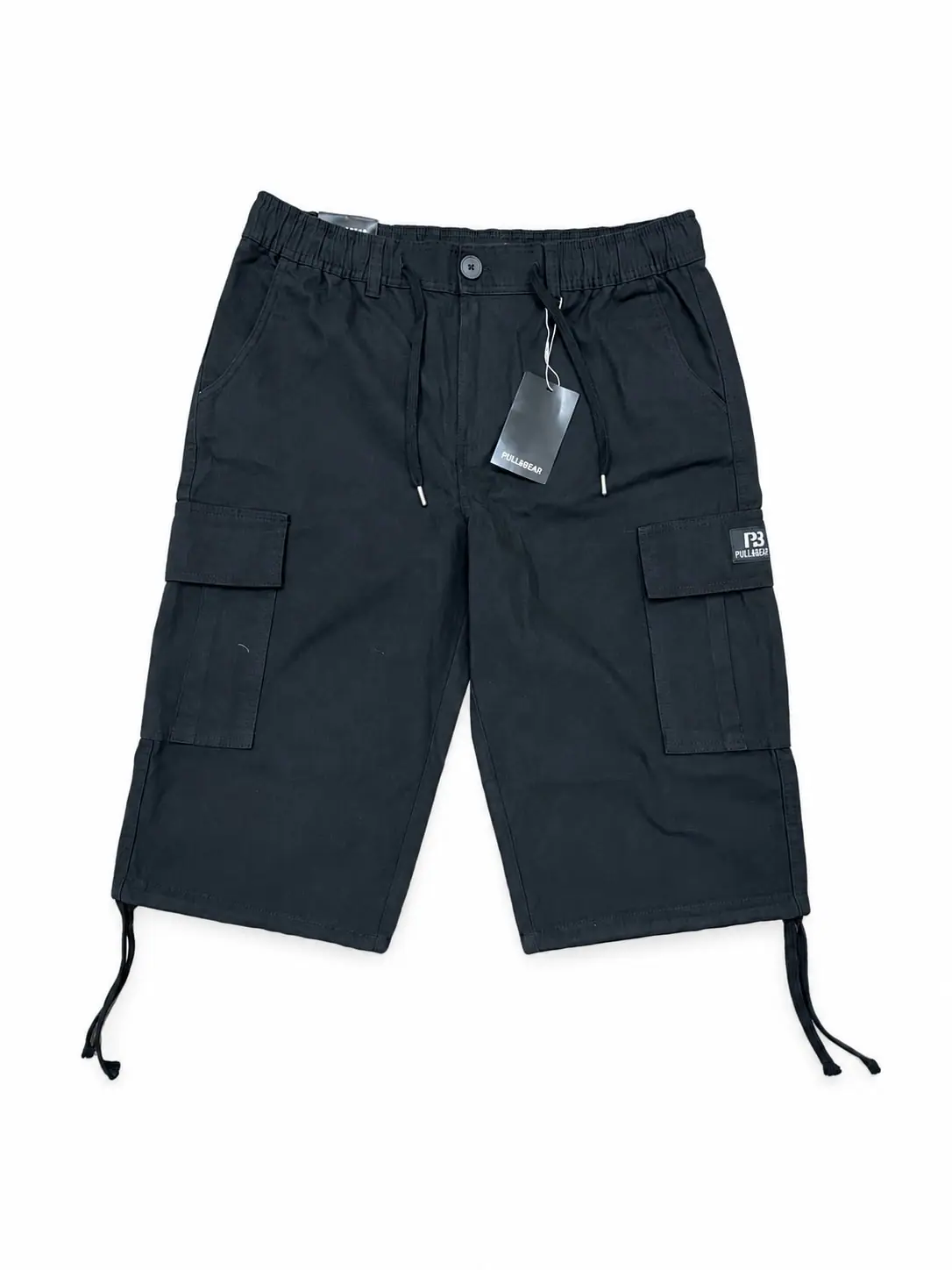 Pull&Bear cargo shorts — Black