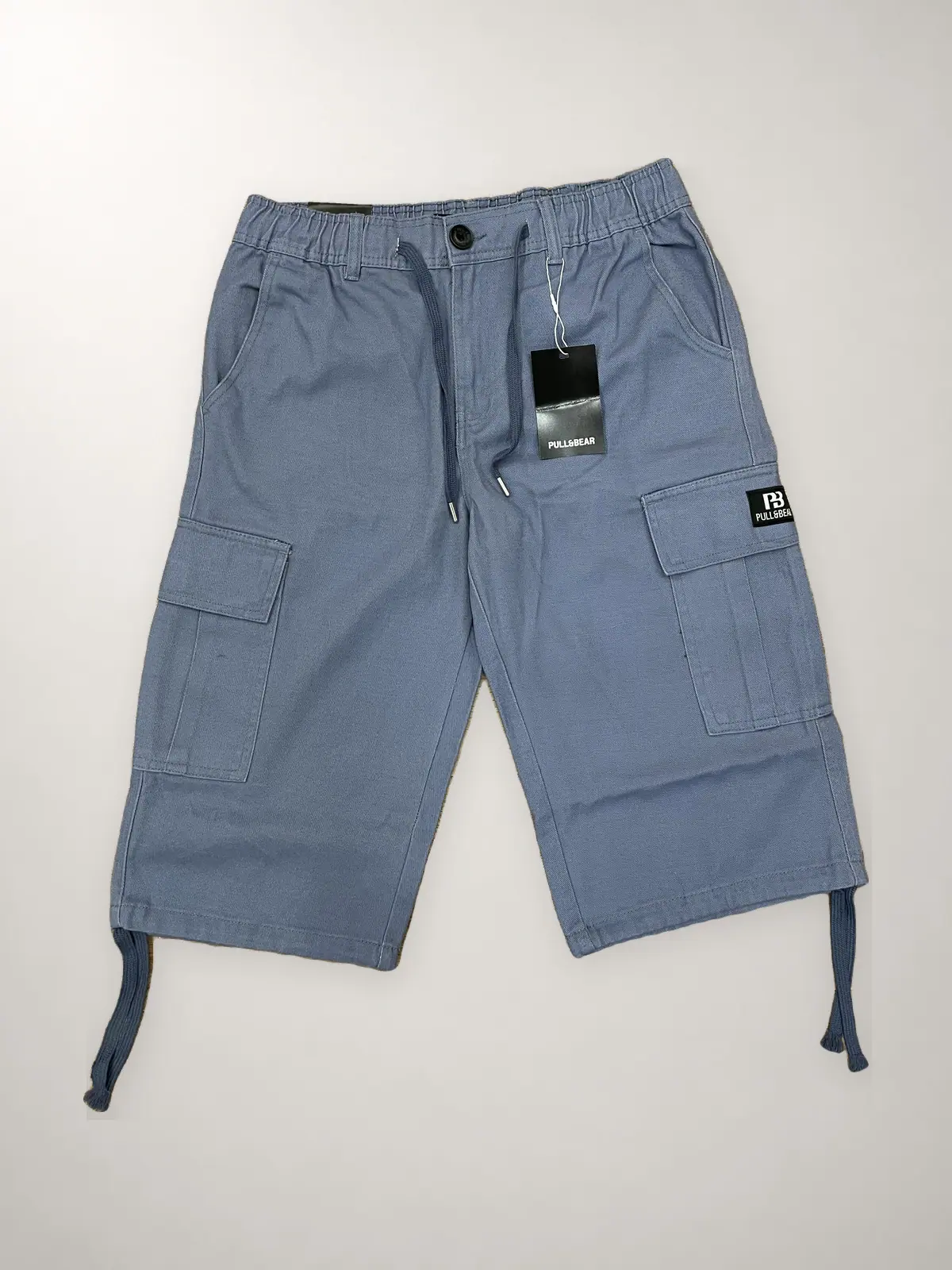 Cargo Shorts - Slate Blue Front view