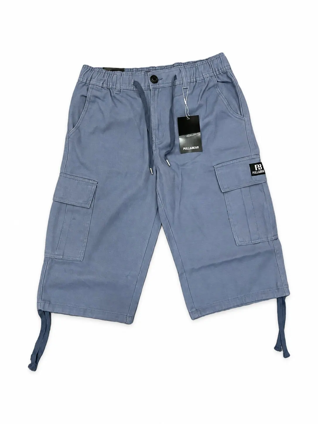 Pull&Bear cargo shorts — Slate Blue