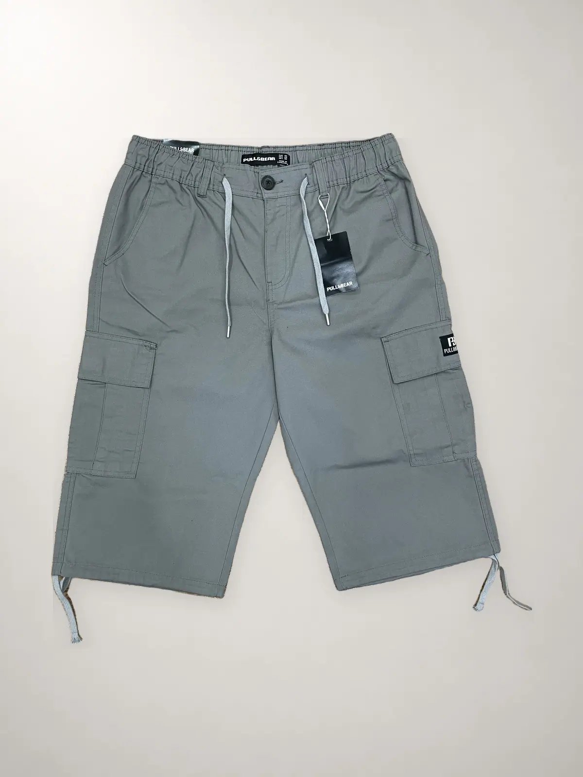 Cargo Shorts - Ash Gray Front view